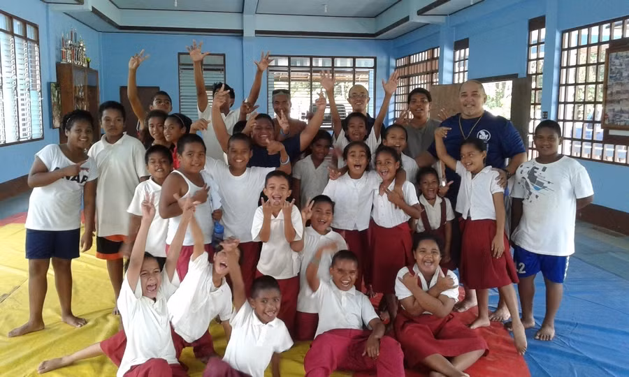 Palau duy trì tỷ lệ nhập học cao cho trẻ em gái. Ảnh: Unicef.
