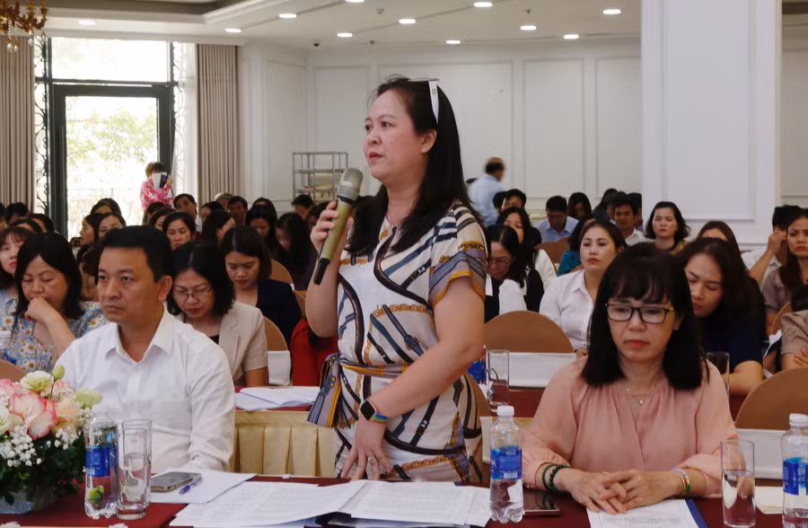 Đại biểu tỉnh Đăk Lăk phát biểu tại Hội thảo.