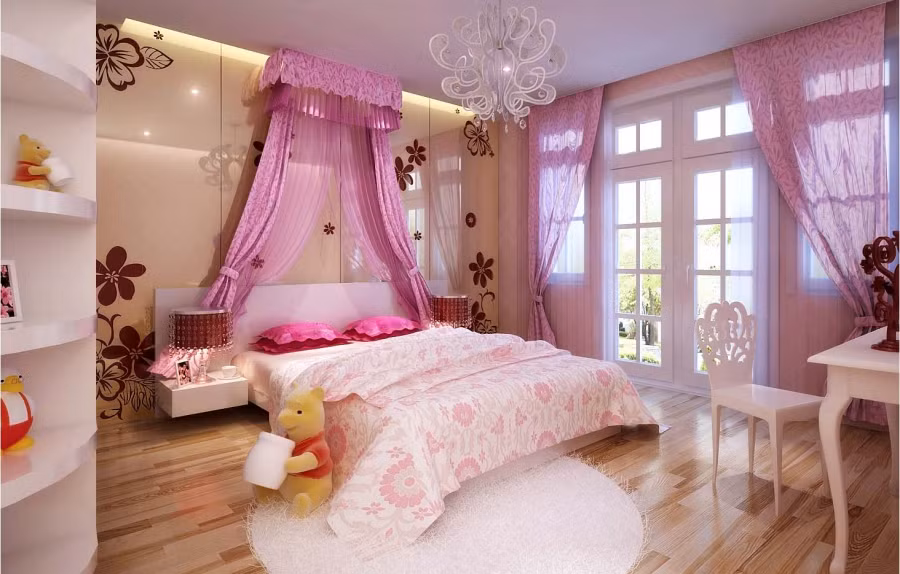 luxurious-girls-bedroom-with-big-bed-fully-furnished-3d-model-max
