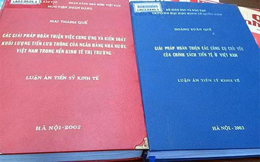 Bộ GD&ĐT khẳng định, hành vi sao chép trong luận án tiến sĩ của ông Hoàng Xuân Quế là rất rõ ràng, mức độ sao chép rất nghiêm trọng