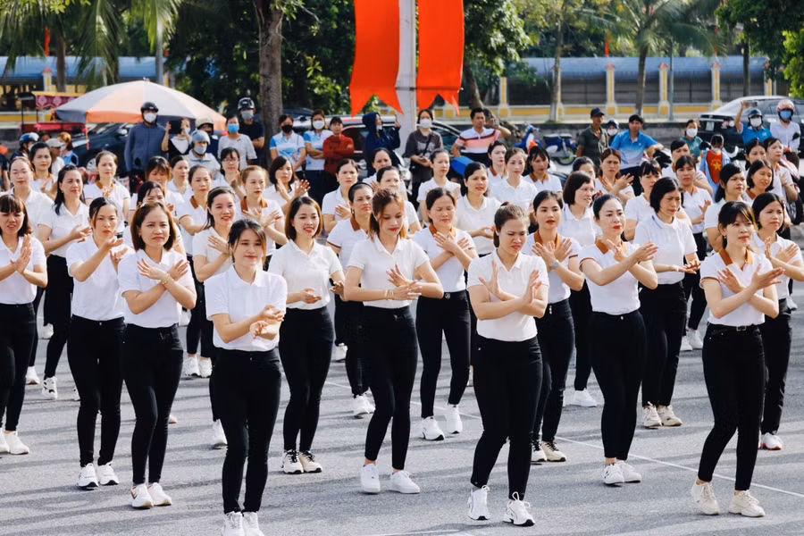 Phong trào TDTT huyện Hải Hậu đã và đang được thúc đẩy, nhân rộng dưới nhiều hình thức.