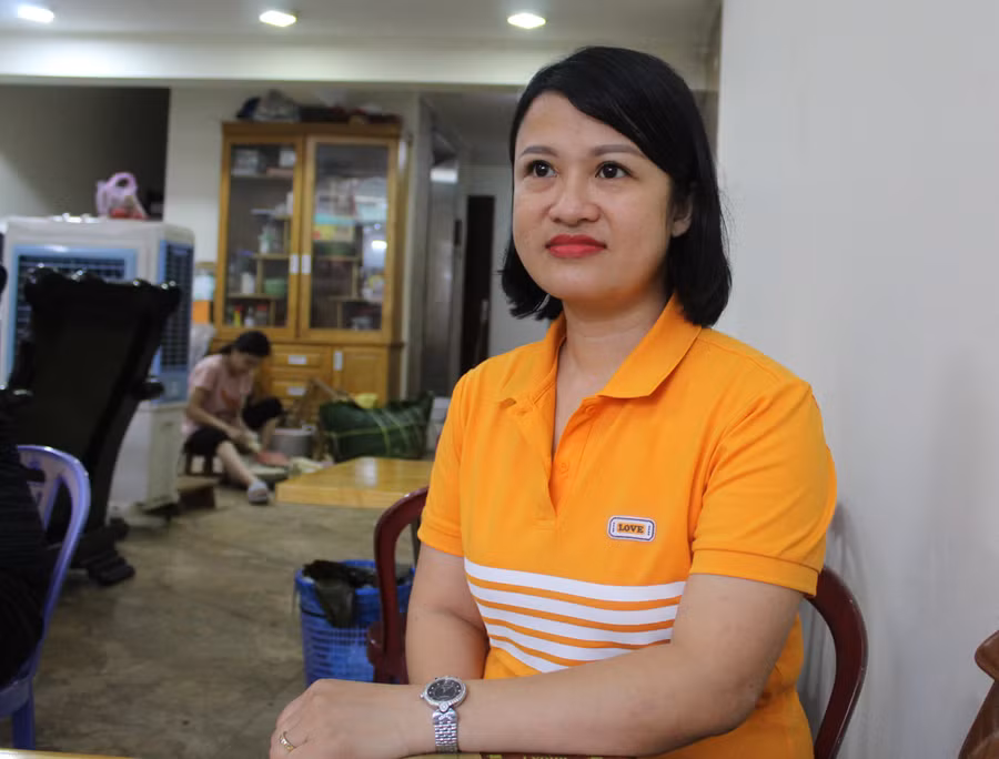 Chị Phạm Thanh Huyền, Chủ nhiệm CLB thiện nguyện - hiến máu Ngọc Lặc. Ảnh: LT.