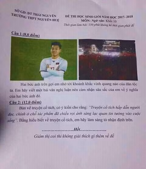 {title} U23 Việt Nam, đề thi văn, U23 châu Á, Vũ Văn Thanh, hậu vệ Văn Thanh