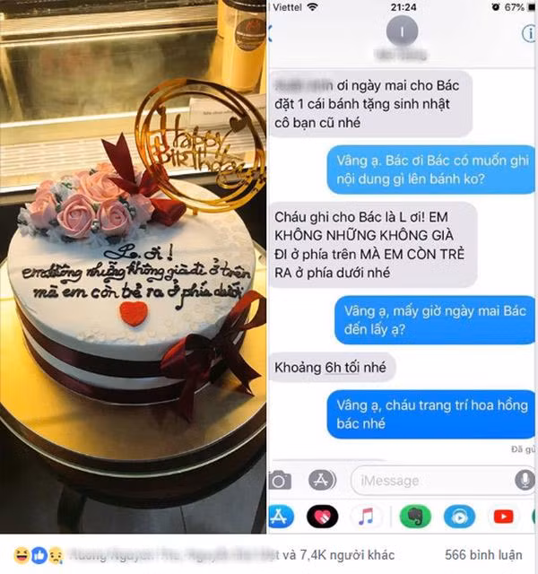 dat banh sinh nhat nho viet chu chuc mung, co gai “soc toan tap” khi nhan vi chi tiet nay - 3