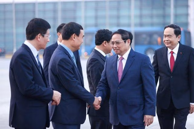 Chuyến thăm Campuchia của Thủ tướng Chính phủ Phạm Minh Chính sẽ góp phần phát triển quan hệ giữa Việt Nam với các nước láng giềng, các nước ASEAN - Ảnh: VGP/Nhật Bắc.