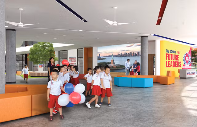 Sảnh chính của IEC Quảng Ngãi