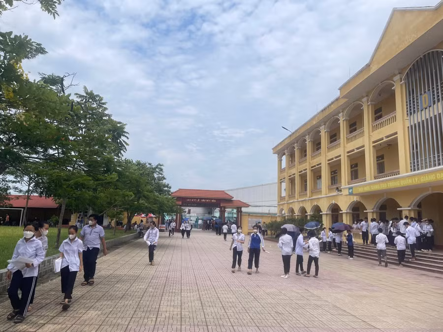 Điểm thi THPT Mỹ Lộc có 507 thí sinh đăng ký dự thi vào lớp 10 năm 2023.