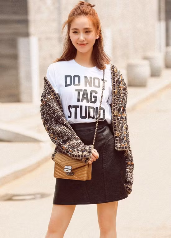 Học street style Lưu Thi Thi để "ăn gian" cả chục tuổi ảnh 6