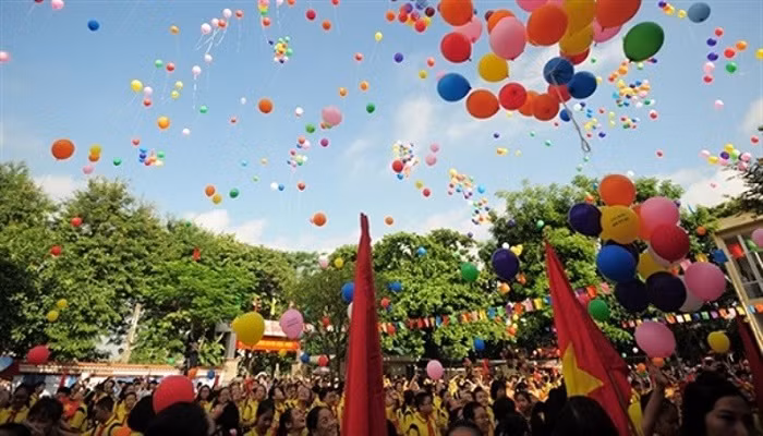 Thời tiết ngày khai giảng trời nắng đẹp