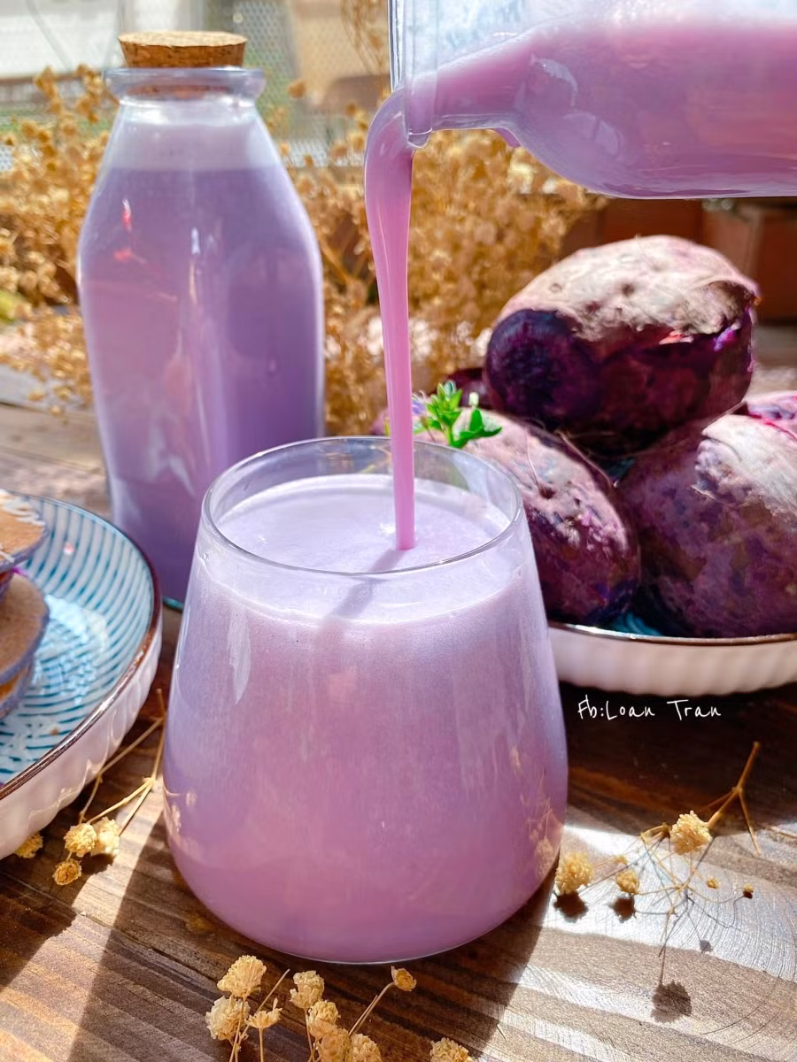 Mẹ đảm chỉ cách làm 1001 món ngon "tím lịm" từ khoai lang, ai nhìn cũng xuýt xoa ảnh 2