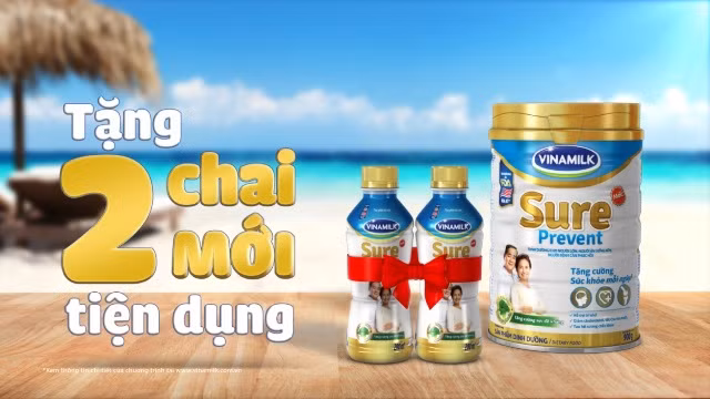 Món quà tháng 11 yêu thương của Vinamilk Sure Prevent mới