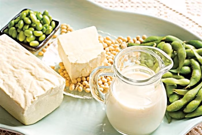 Đậu và chế phẩm từ đậu không để qua đêm.
