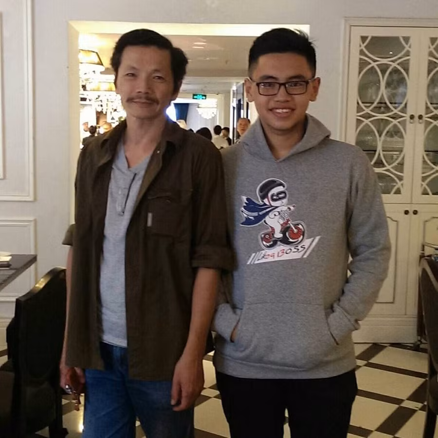 Gia đình giấu kín của ông bố quốc dân Trung Anh phim 
