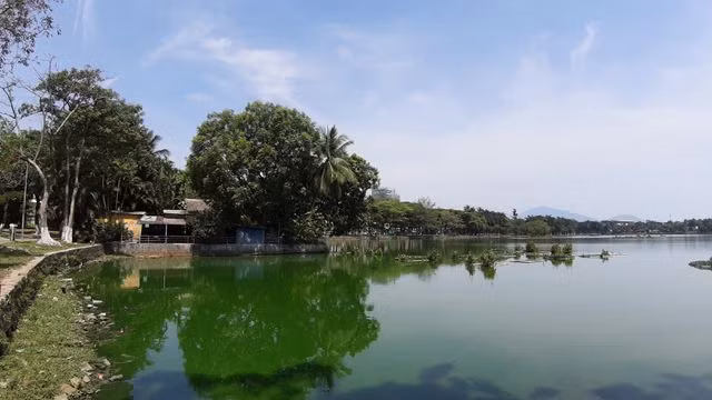 Nước thải hôi thối tuồn ra công viên lớn nhất Đà Nẵng - 1