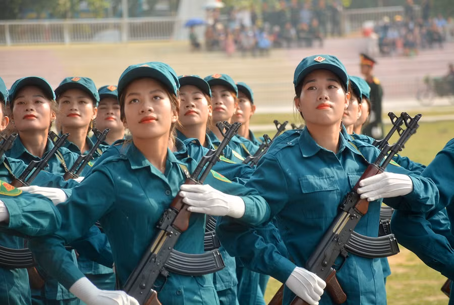 Khối nữ dân quân Tây Bắc. Khối nữ dân quân Tây Bắc.
