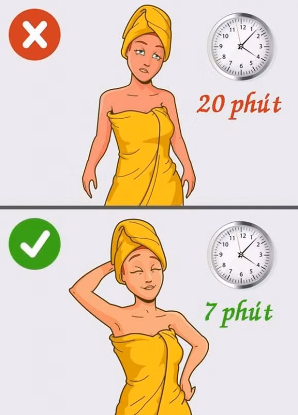 những sai lầm khi tắm, tắm quá lâu khiến cơ thể bị ngứa phát ban, sức khỏe, chăm sóc sức khỏe