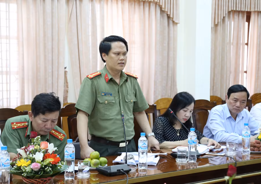 Ông Bùi Quang Thanh, phó GĐ Công an tỉnh Quảng Bình khẳng định sẽ nỗ lực hết sức để đảm bảo an ninh trật tự và an toàn cho kỳ thi THPT Quốc gia năm 2018