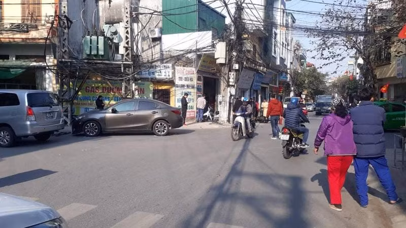 Ngã tư nơi xảy ra tai nạn - Ảnh ITN.