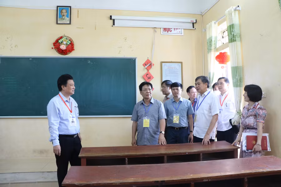 Đoàn kiểm tra của Bộ GD&ĐT đánh giá cao công tác chuẩn bị tổ chức kỳ thi tốt nghiệp THPT năm 2022 của tỉnh Nam Định.