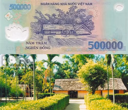 Nhà tranh 5 gian quê Bác Hồ ở Làng Sen, Nam Đàn, Nghệ An. nhung-dia-danh-in-tren-tien-viet-khong-phai-ai-cung-biet-10