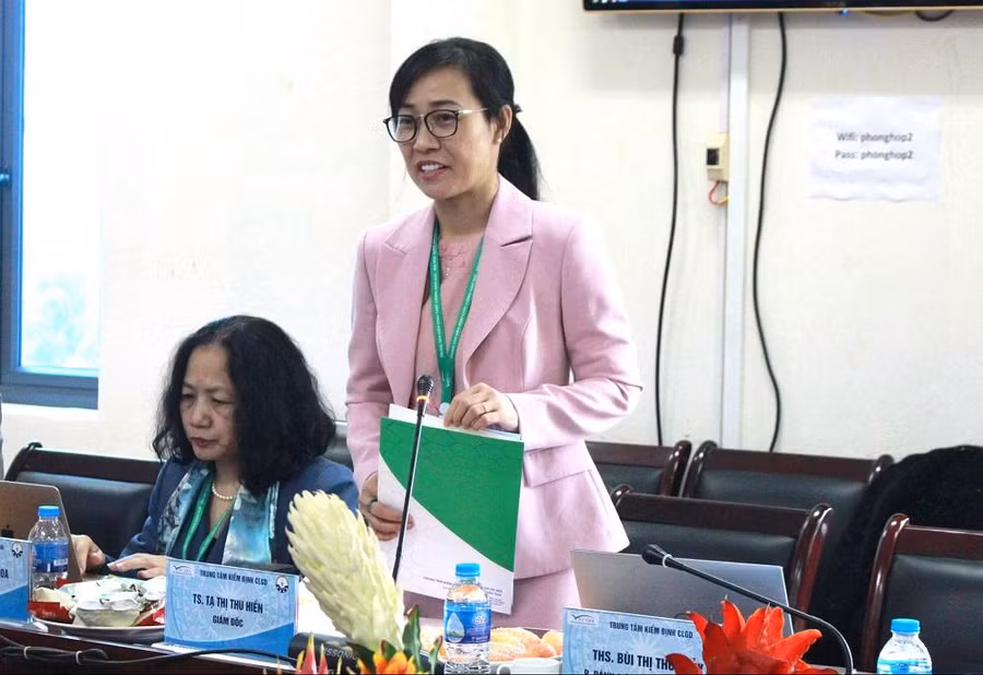 TS.Tạ Thị Thu Hiền - Giám đốc Trung tâm Kiểm định chất lượng giáo dục – Đại học Quốc gia Hà Nội