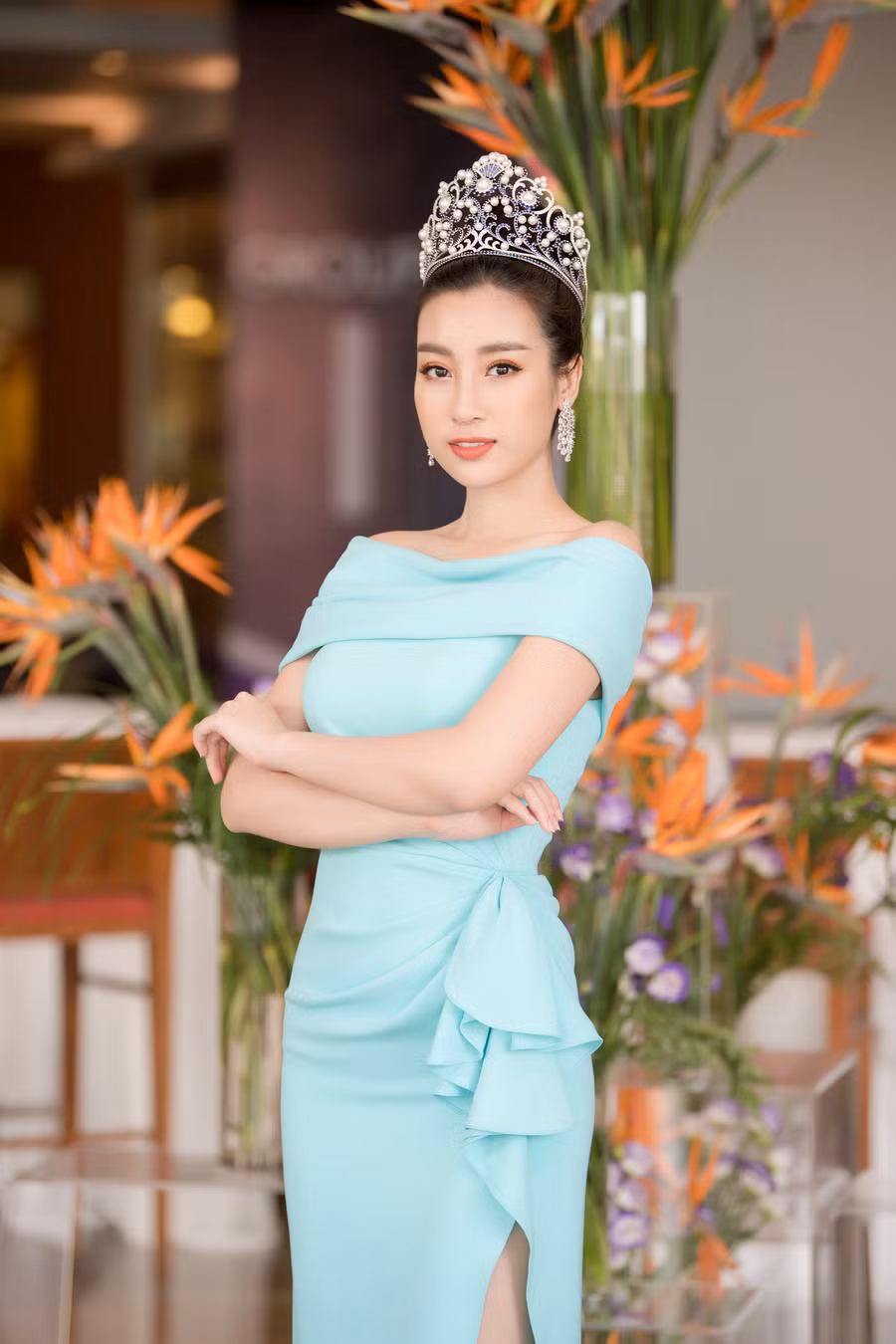 Không những thế, Đỗ Mỹ Linh còn ghi dấu ấn tại đấu trường nhan sắc quốc tế