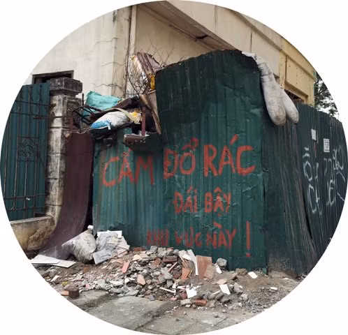 Thành nơi xả rác