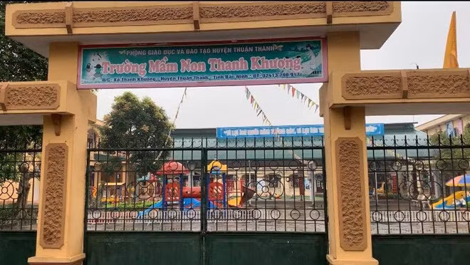 Trường mầm non Thanh Khương bị phụ huynh phát hiện liên tiếp 2 vụ thực phẩm kém chất lượng đưa vào bữa ăn bán trú.