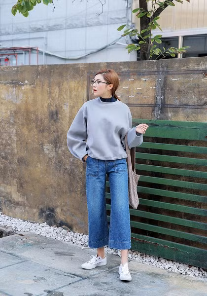 Những mẫu quần jeans ống rộng sẽ thống trị năm 2019 ảnh 8 Empty
