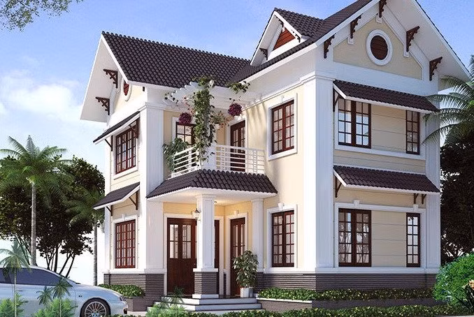 15 mau nha 2 tang chu l 100m2 thoai mai cho gia dinh dong nguoi - 9
