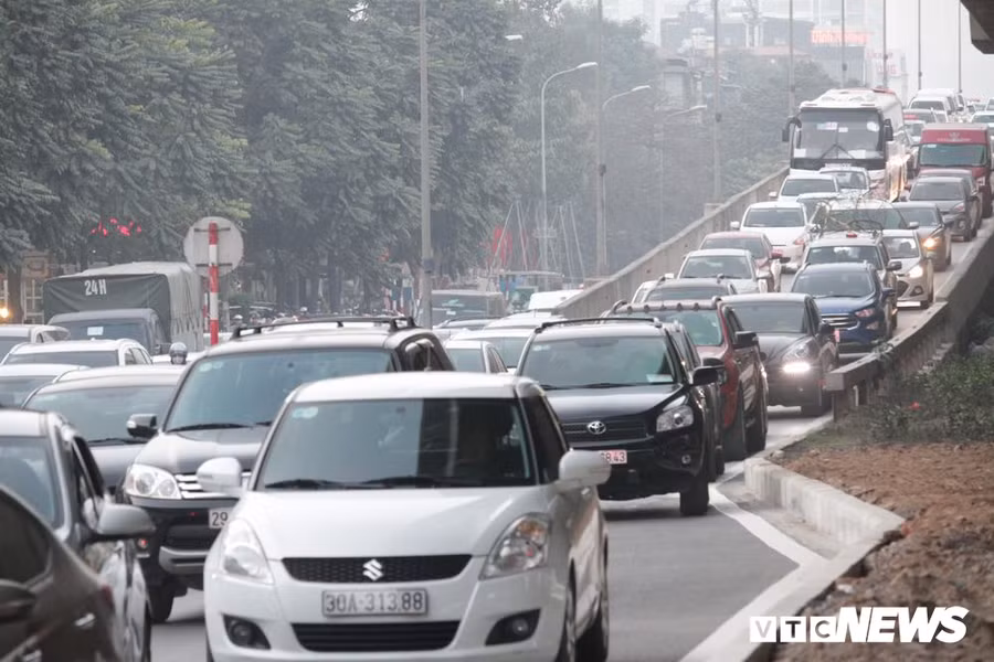 Anh: Can Tet Nguyen dan, Ha Noi un tac kinh hoang hinh anh 11