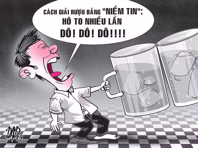 Sai lầm nguy hiểm khi dùng mẹo giải rượu - 1