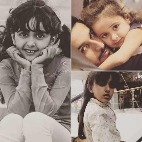  Ba chị em Mahra, Maryam và Fatima cùng vua cha ngày còn nhỏ 
