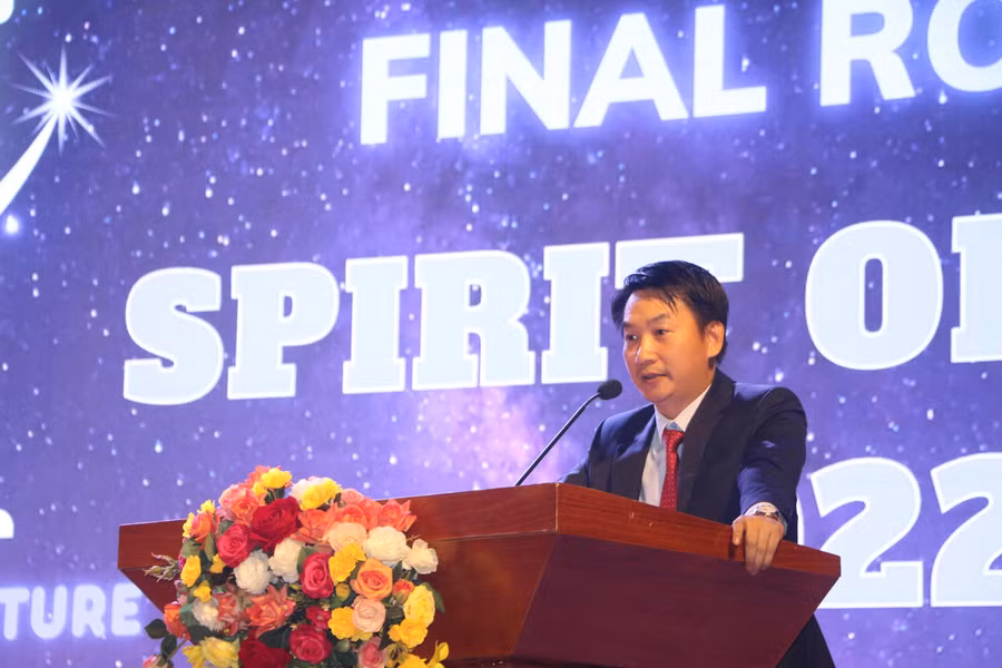 PGS.TS Nguyễn Thanh Phương nhấn mạnh ý nghĩa của cuộc thi Spirit Of Law.