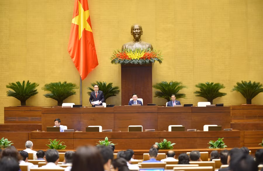 Kỳ họp thứ 3, Quốc hội khóa XV. Ảnh: Quang Khánh.