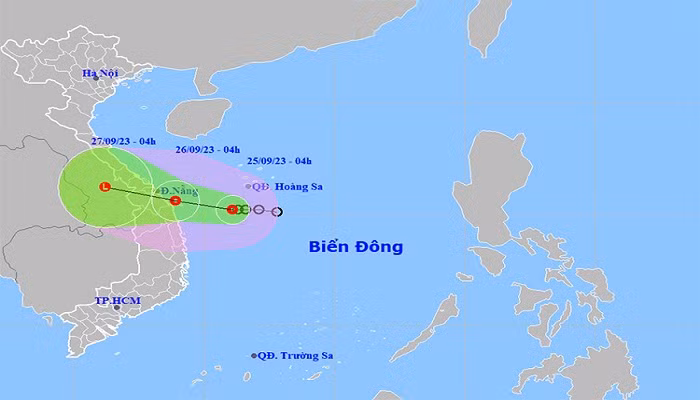 Thời tiết đầu tuần: Áp thấp nhiệt đới khiến nhiều nơi trên cả nước mưa dông