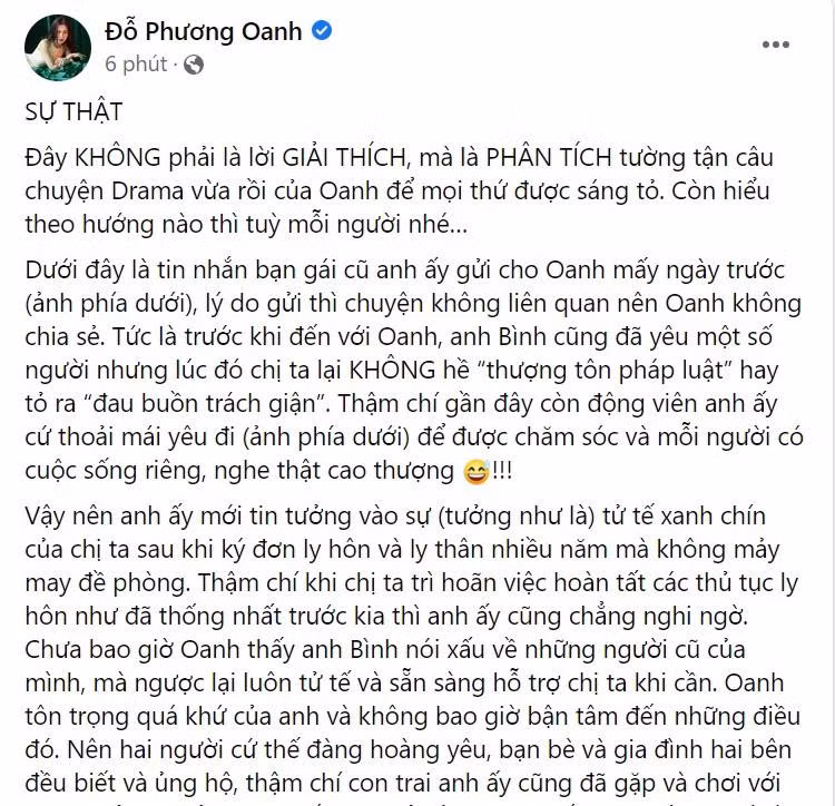 Phương Oanh lên tiếng tố vợ Shark Bình.