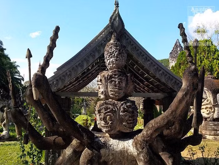 Kỳ bí khu "rừng Phật" với hàng trăm bức tượng bên dòng Mekong ảnh 19