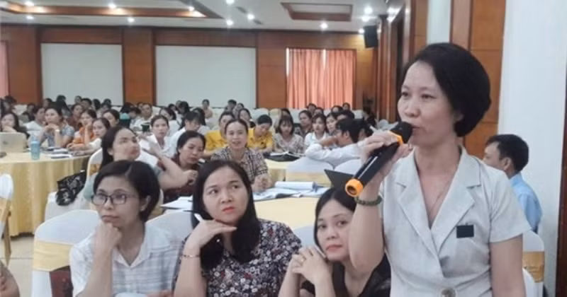 Trước đó, các giáo viên đã được tập huấn rất kỹ lưỡng về sách giáo khoa mới (ảnh: tư liệu).