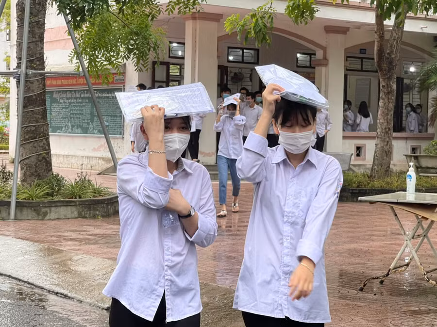 Đề Văn năm nay, theo các giáo viên tại Hà Tĩnh nhận định là dễ thở.