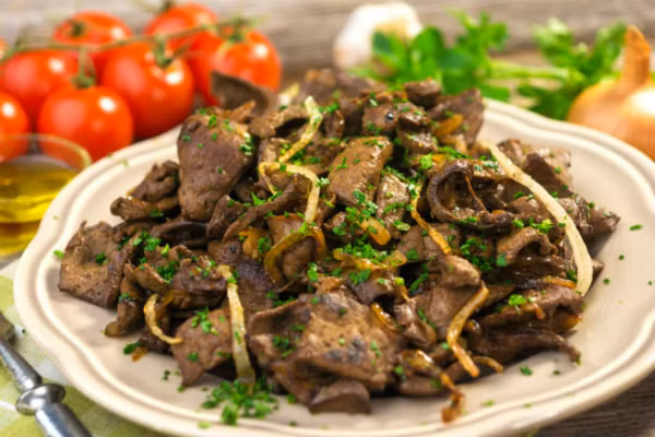 Gan được đánh giá lànội tạng có nhiều chất dinh dưỡng nhất. Gan được đánh giá lànội tạng có nhiều chất dinh dưỡng nhất. Ảnh: SF