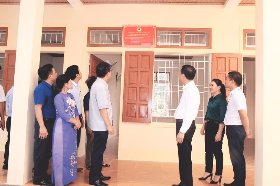 Nhà công vụ mới được khánh thành