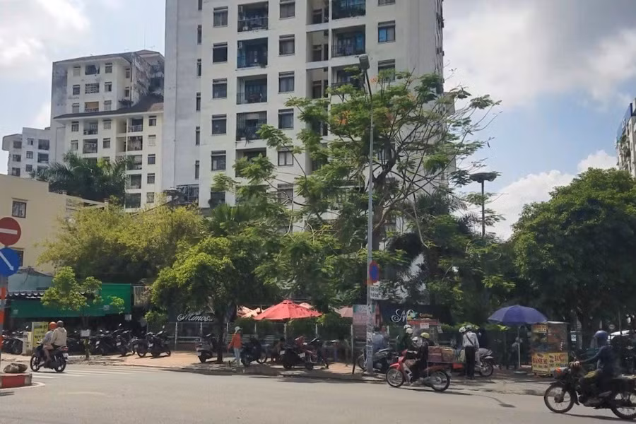 Hiện trường vụ việc.