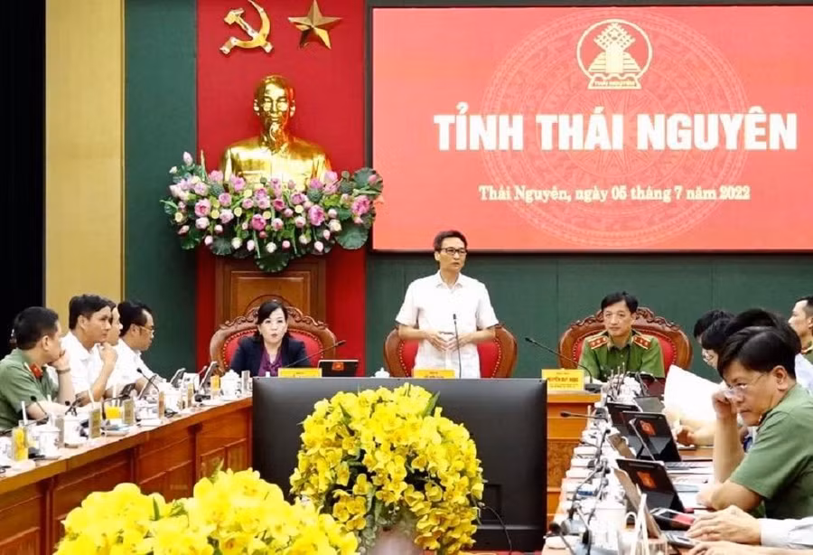 Phó Thủ tướng Vũ Đức Đam làm việc tại Thái Nguyên