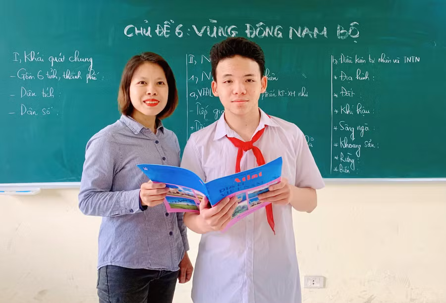 Phạm Gia Bảo có đam mê với môn Địa lí và luôn nỗ lực hết mình dưới sự đồng hành, hướng dẫn của các thầy cô. 