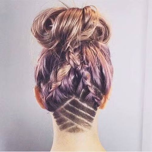 Giới trẻ “điên đảo” với trào lưu “xăm hình” cho tóc siêu chất ảnh 14
