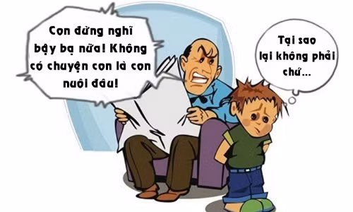 Con trai buồn vì không phải con nuôi