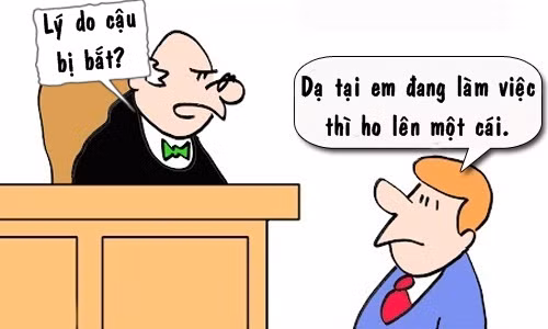 Bị bắt vì ho trong giờ làm việc 