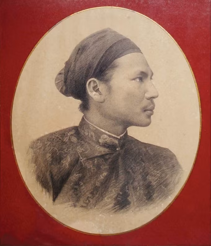 Chân dung vua Hàm Nghi. Chân dung vua Hàm Nghi.