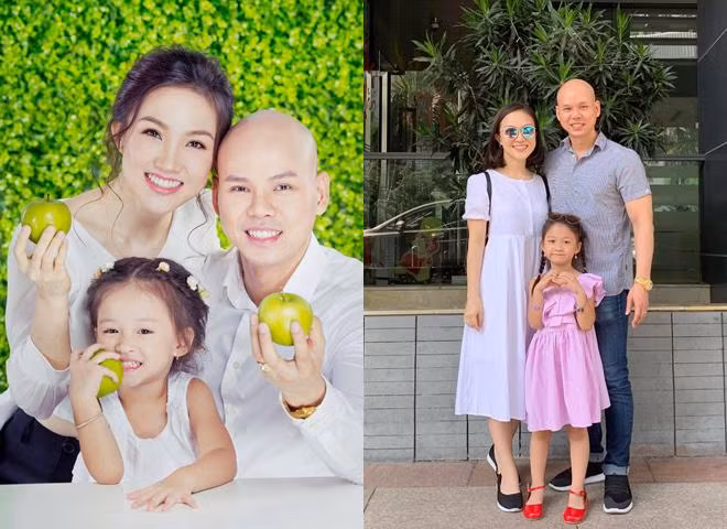Phan Đinh Tùng tích cực khoe ảnh vợ con trên mạng xã hội. 